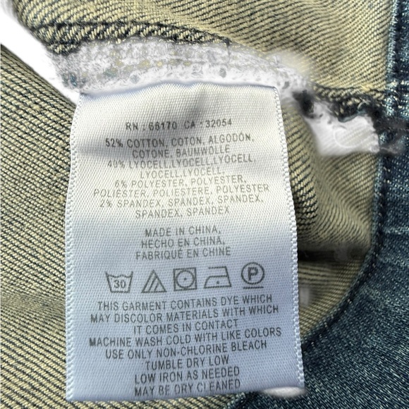 Anthropologie Pilcro Women’s Denim Light Wash Pencil Skirt Buttons Size 0 Preppy - Picture 6 of 6